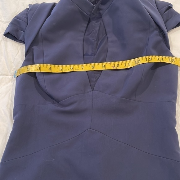 Black Halo blue dress. - Picture 6 of 10